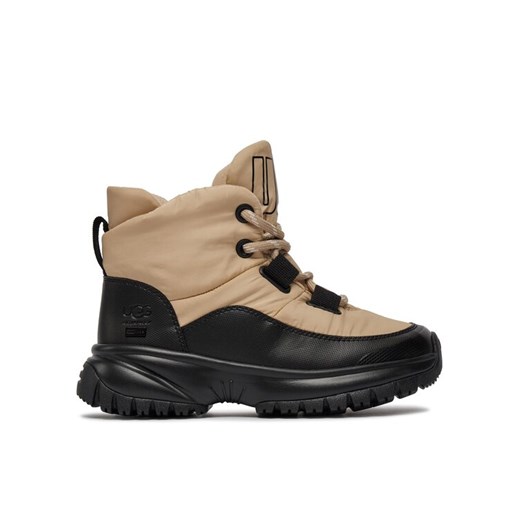 Śniegowce Ugg W Yose Puffer Lace 1143844 Beżowy ze sklepu eobuwie.pl w kategorii Śniegowce damskie - zdjęcie 182024855