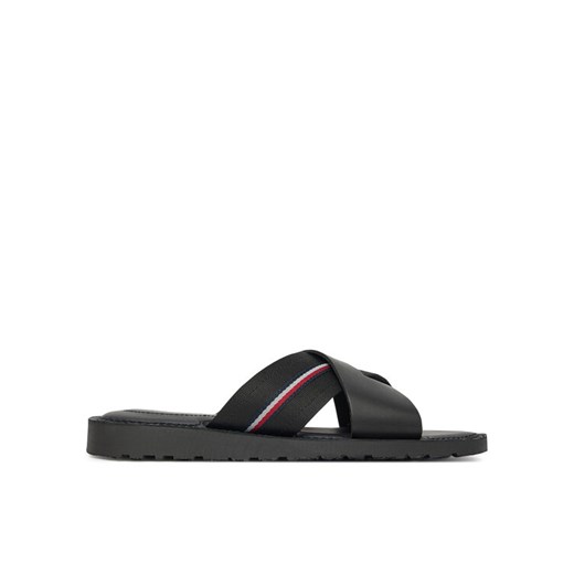Klapki Tommy Hilfiger FM0FM05415 Czarny ze sklepu eobuwie.pl w kategorii Klapki męskie - zdjęcie 182024866