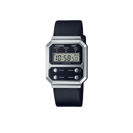 Zegarek Casio Vintage A100WEL-1AEF Czarny ze sklepu eobuwie.pl w kategorii Zegarki - zdjęcie 182024877