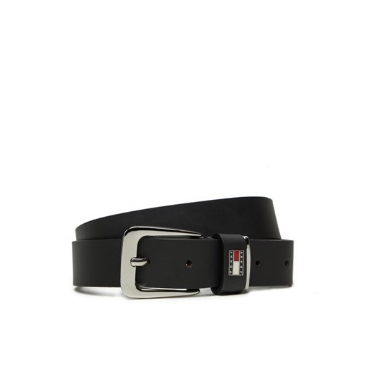 Pasek Damski Tommy Jeans Tjw Heritage 3.0 AW0AW16999 Czarny ze sklepu eobuwie.pl w kategorii Paski damskie - zdjęcie 182024899