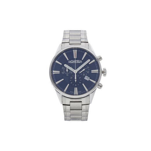Zegarek Roamer Superior Chrono 508837 41 45 50 Srebrny ze sklepu eobuwie.pl w kategorii Zegarki - zdjęcie 182024906