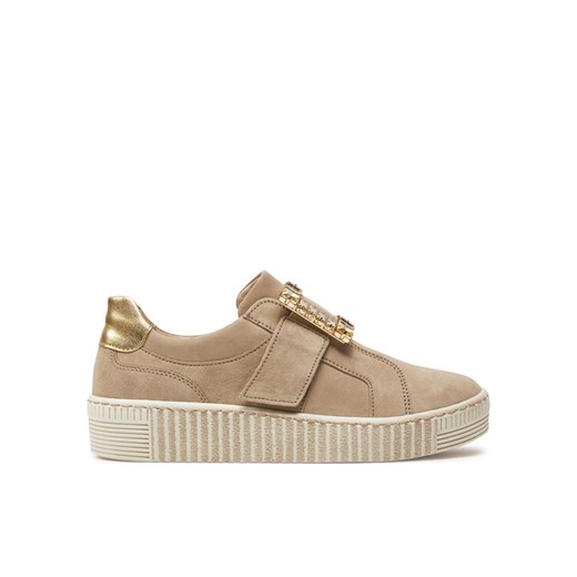 Sneakersy Gabor 43.338.12 Beżowy ze sklepu eobuwie.pl w kategorii Półbuty damskie - zdjęcie 182025057