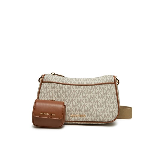 Torebka Michael Kors Jet Set 32S3GJ6C8B Beżowy ze sklepu eobuwie.pl w kategorii Listonoszki - zdjęcie 182025077