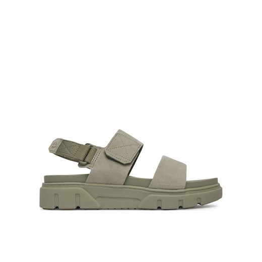 Sandały Timberland Greyfield Sandal TB0A61MGEO31 Zielony ze sklepu eobuwie.pl w kategorii Sandały damskie - zdjęcie 182025145