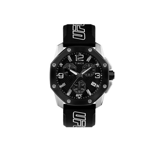 Zegarek Timex Icon Chronograph TW2V58600 Czarny ze sklepu eobuwie.pl w kategorii Zegarki - zdjęcie 182025218