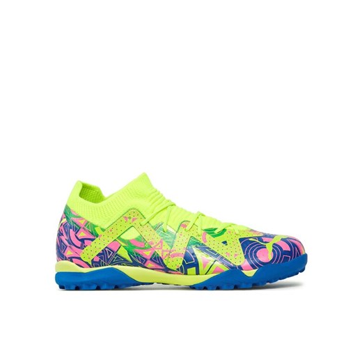 Buty do piłki nożnej Puma Future Match Tt Mid Jr 107550 01 Niebieski ze sklepu eobuwie.pl w kategorii Buty sportowe dziecięce - zdjęcie 182025375