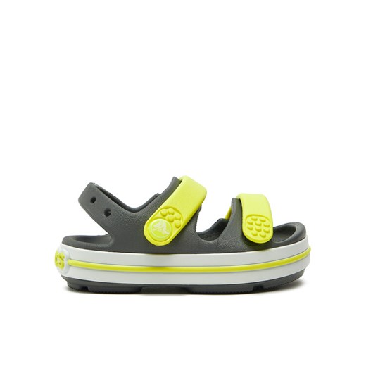 Sandały Crocs Crocband Cruiser Sandal T 209424 Szary ze sklepu eobuwie.pl w kategorii Sandały dziecięce - zdjęcie 182025396