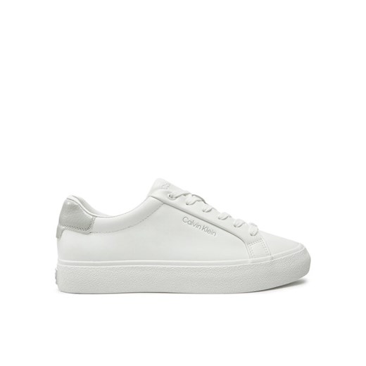 Sneakersy Calvin Klein Vulc Lace Up Texture Fox - Lth HW0HW02439 Biały Calvin Klein 40 eobuwie.pl