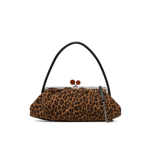 Torebka Weekend Max Mara Moscova 2515511054600 Brązowy ze sklepu eobuwie.pl w kategorii Kopertówki - zdjęcie 182025428