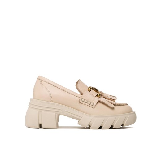 Loafersy Badura PALMI-23SS11171 Beżowy ze sklepu eobuwie.pl w kategorii Półbuty damskie - zdjęcie 182025436