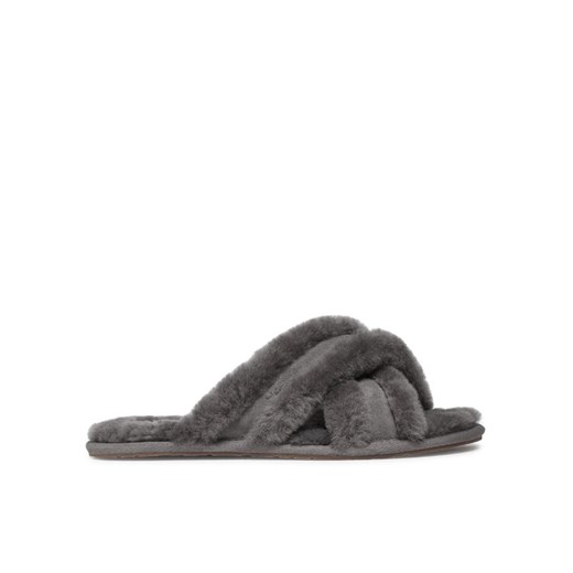 Kapcie Ugg W Scuffita 1123572 Szary ze sklepu eobuwie.pl w kategorii Kapcie damskie - zdjęcie 182025529