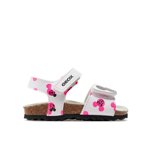 Sandały Geox B Sandal Chalki Girl B452RB 000BC C1441 M Biały ze sklepu eobuwie.pl w kategorii Sandały dziecięce - zdjęcie 182025575