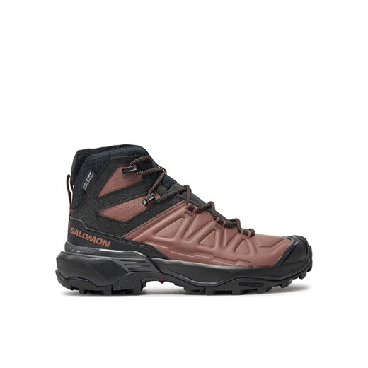 Trekkingi Salomon X Ultra Snowpilot Waterproof L47585800 Czarny ze sklepu eobuwie.pl w kategorii Buty trekkingowe damskie - zdjęcie 182025585