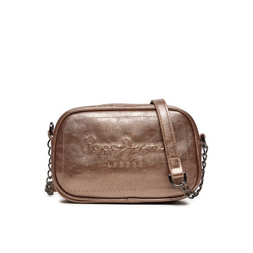 Torebka Pepe Jeans PL031577 Miedziany ze sklepu eobuwie.pl w kategorii Listonoszki - zdjęcie 182025626