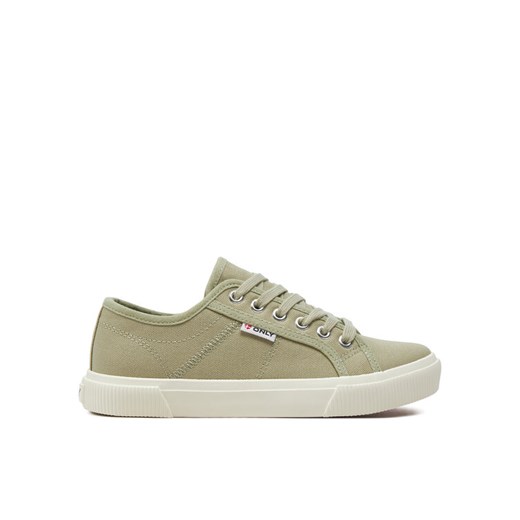 Sneakersy ONLY Shoes Nicola 15318098 Zielony ze sklepu eobuwie.pl w kategorii Buty sportowe damskie - zdjęcie 182025798