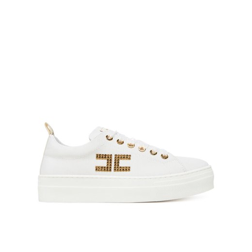 Sneakersy Elisabetta Franchi F4-A9E-0241 S Biały ze sklepu eobuwie.pl w kategorii Buty sportowe damskie - zdjęcie 182025807