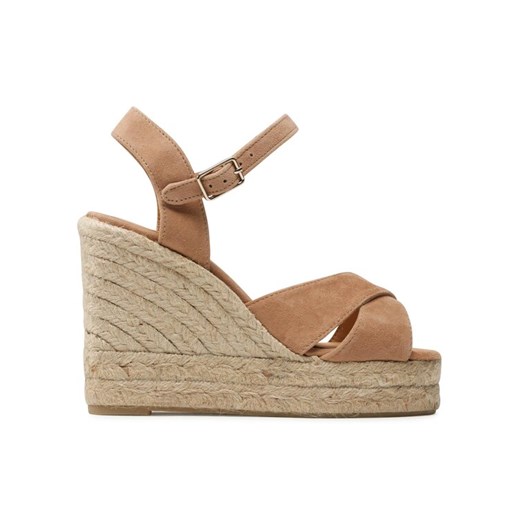 Espadryle Castañer Blaudell/8ed/007 021746-2008 Beżowy ze sklepu eobuwie.pl w kategorii Sandały damskie - zdjęcie 182025817