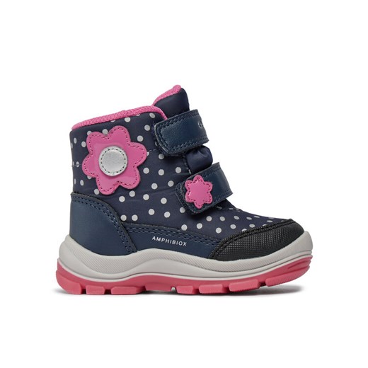 Śniegowce Geox B Flanfil Girl B Abx B363WB 0MNBC C4268 M Granatowy ze sklepu eobuwie.pl w kategorii Buty zimowe dziecięce - zdjęcie 182025908