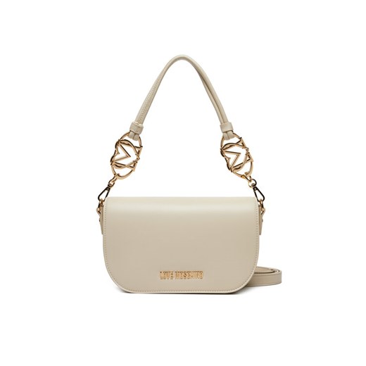 Torebka LOVE MOSCHINO JC4049PP1MLF0110 Écru ze sklepu eobuwie.pl w kategorii Listonoszki - zdjęcie 182025909