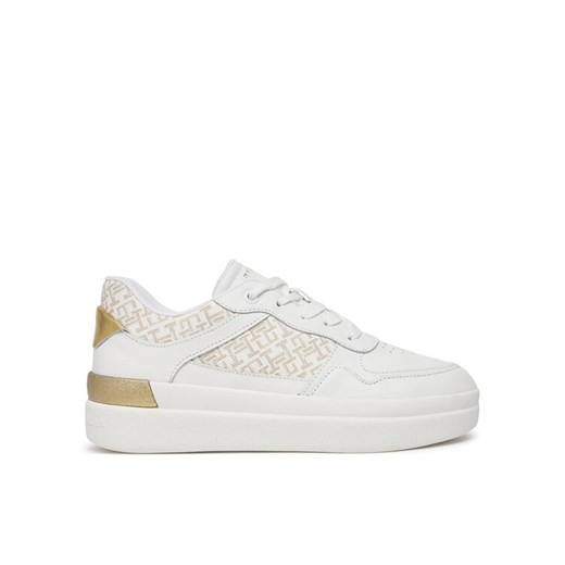 Sneakersy Tommy Hilfiger FW0FW08381 Biały ze sklepu eobuwie.pl w kategorii Buty sportowe damskie - zdjęcie 182025965