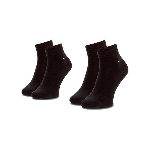 Zestaw 2 par niskich skarpet męskich Tommy Hilfiger 342025001 Czarny ze sklepu eobuwie.pl w kategorii Skarpetki męskie - zdjęcie 182026089