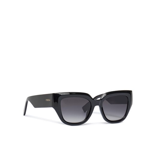 Okulary przeciwsłoneczne Furla WD00120 JT0000 O6000 Czarny ze sklepu eobuwie.pl w kategorii Okulary przeciwsłoneczne damskie - zdjęcie 182026125
