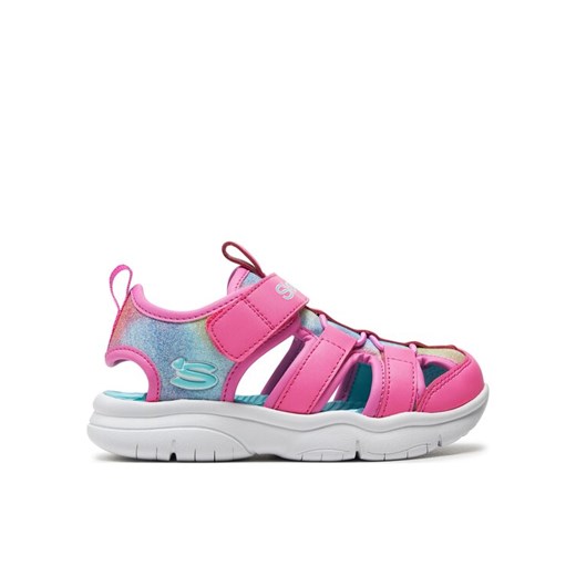 Sandały Skechers 303276L/HPMT Różowy ze sklepu eobuwie.pl w kategorii Sandały dziecięce - zdjęcie 182026229