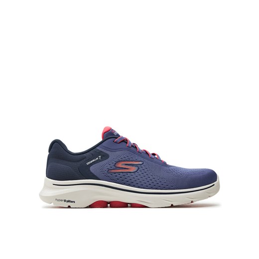 Sneakersy Skechers Go Walk 7-Cosmic Waves 125215/NVCL Granatowy ze sklepu eobuwie.pl w kategorii Buty sportowe damskie - zdjęcie 182026266