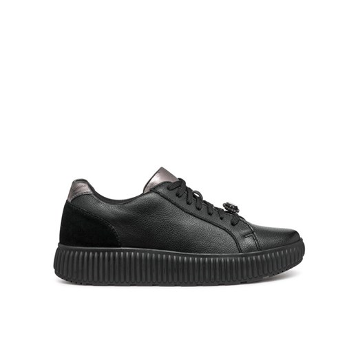 Sneakersy Geox D Graisy D46XFG 04622 C9999 Czarny ze sklepu eobuwie.pl w kategorii Buty sportowe damskie - zdjęcie 182026287