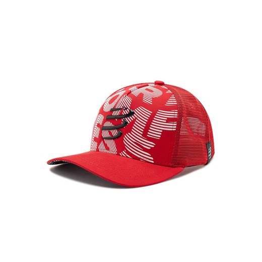 Czapka z daszkiem Compressport CU00008B Czerwony ze sklepu eobuwie.pl w kategorii Czapki z daszkiem męskie - zdjęcie 182026295