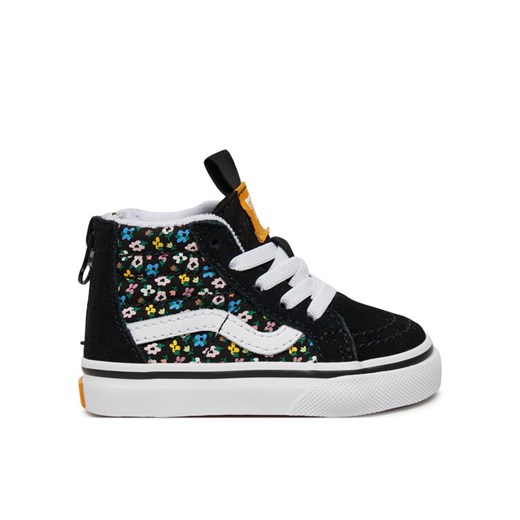 Tenisówki Vans SK8-Hi Zip VN000D0NBMV1 Czarny ze sklepu eobuwie.pl w kategorii Trampki dziecięce - zdjęcie 182026327