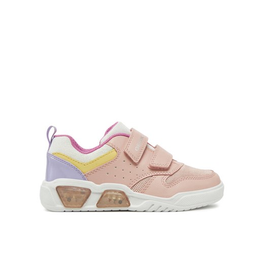 Sneakersy Geox J Illuminus J55HPA 0ASBU C8206 D Różowy ze sklepu eobuwie.pl w kategorii Buty sportowe dziecięce - zdjęcie 182026465