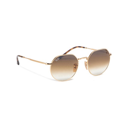 Okulary przeciwsłoneczne Ray-Ban Jack 0RB3565 001/51 Złoty ze sklepu eobuwie.pl w kategorii Okulary przeciwsłoneczne damskie - zdjęcie 182026575