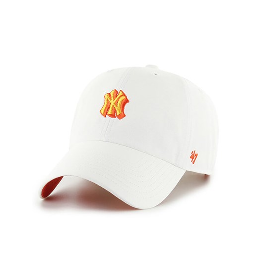 Czapka z daszkiem 47 Brand New York Yankees B-CHPCU17GWS Biały ze sklepu eobuwie.pl w kategorii Czapki z daszkiem damskie - zdjęcie 182026675
