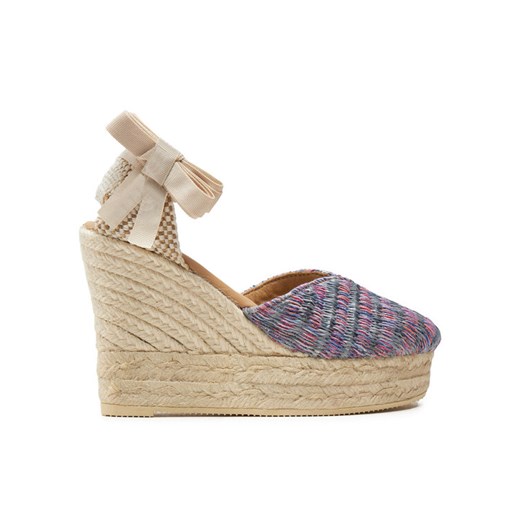 Espadryle Manebi Acapulco Heart-Shaped Wedge Espadrilles G 0.6 WH Różowy ze sklepu eobuwie.pl w kategorii Espadryle damskie - zdjęcie 182026687