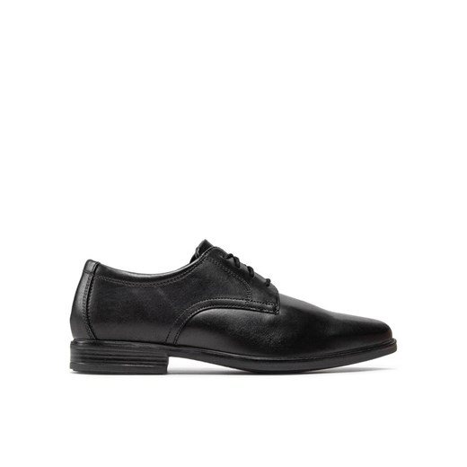 Półbuty Clarks Howard Walk 261612857 Czarny ze sklepu eobuwie.pl w kategorii Buty eleganckie męskie - zdjęcie 182026726