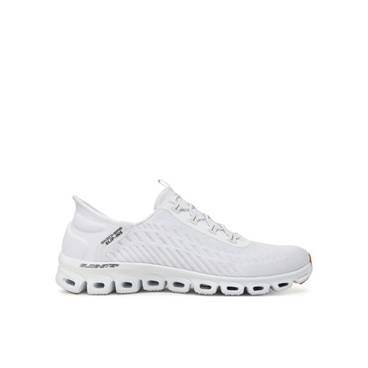 Sneakersy Skechers Glide-Step-Tranquility 104574/WBK Biały ze sklepu eobuwie.pl w kategorii Buty sportowe damskie - zdjęcie 182026826