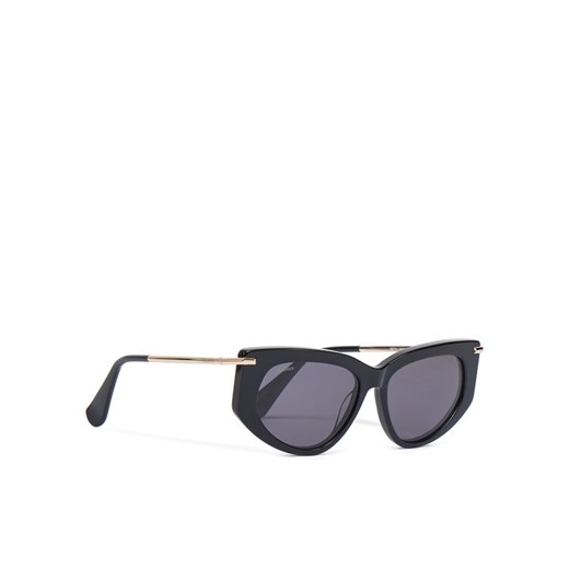 Okulary przeciwsłoneczne Max Mara MM0100 01A Czarny ze sklepu eobuwie.pl w kategorii Okulary przeciwsłoneczne damskie - zdjęcie 182026897