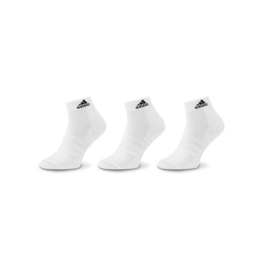 Skarpety Niskie Unisex adidas Cushioned Sportswear Ankle Socks 3 Pairs HT3441 Biały ze sklepu eobuwie.pl w kategorii Skarpetki dziecięce - zdjęcie 182026916
