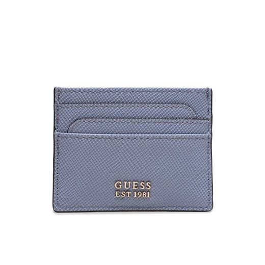 Etui na karty kredytowe Guess Laurel (ZG) Slg SWZG85 00350 Niebieski ze sklepu eobuwie.pl w kategorii Portfele damskie - zdjęcie 182027106