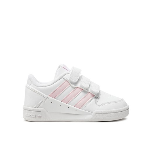 Sneakersy adidas Team Court 2 Str Cf C ID6635 Biały ze sklepu eobuwie.pl w kategorii Buty sportowe dziecięce - zdjęcie 182027109