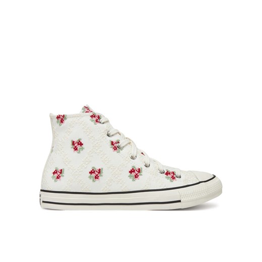 Trampki Converse Chuck Taylor All Star Vintage Embroidery A12635C Biały ze sklepu eobuwie.pl w kategorii Trampki damskie - zdjęcie 182027147