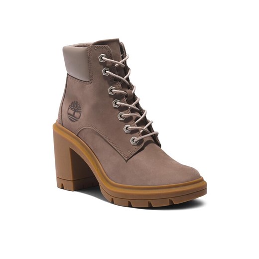 Botki Timberland Allington Heights 6In TB0A5Y6Z9291 Beżowy ze sklepu eobuwie.pl w kategorii Botki - zdjęcie 182027198
