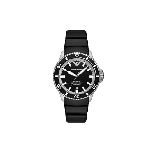 Zegarek Emporio Armani Sea Explorer AR60078 Czarny ze sklepu eobuwie.pl w kategorii Zegarki - zdjęcie 182027346