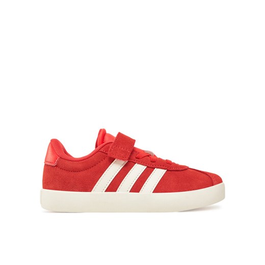 Sneakersy adidas VL Court 3.0 JH6314 Czerwony ze sklepu eobuwie.pl w kategorii Buty sportowe dziecięce - zdjęcie 182027347