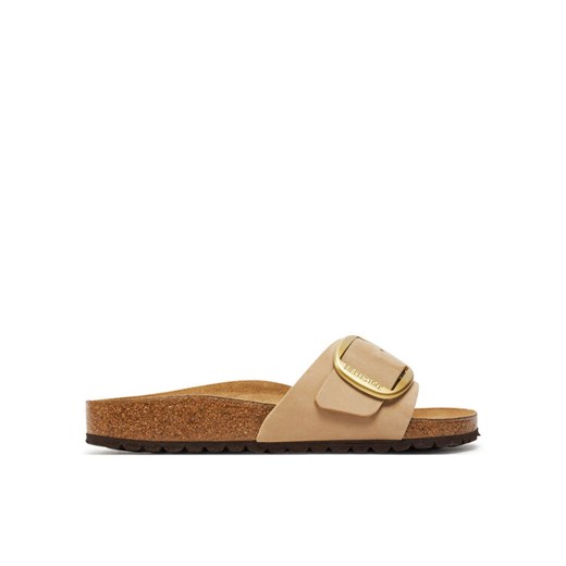 Klapki Birkenstock Madrid Big Buckle 1024009 Beżowy 37 eobuwie.pl