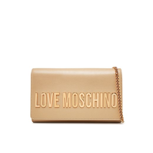 Torebka LOVE MOSCHINO JC4103PP1MKD196A Złoty ze sklepu eobuwie.pl w kategorii Kopertówki - zdjęcie 182027468