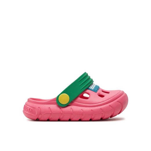 Sandały Tommy Hilfiger Comfy Sandal T3A2-33291-0083 M Różowy ze sklepu eobuwie.pl w kategorii Klapki dziecięce - zdjęcie 182027559
