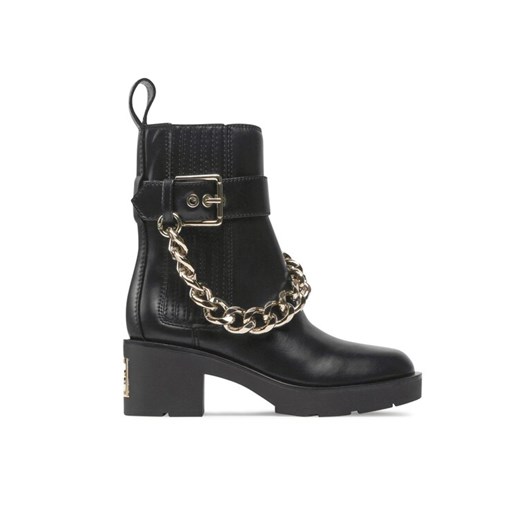 Botki Guess Parsle FL7PRL ELE10 Czarny ze sklepu eobuwie.pl w kategorii Workery damskie - zdjęcie 182027587