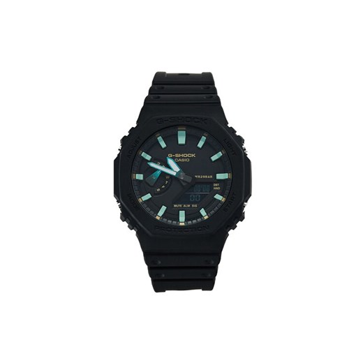 Zegarek G-Shock GA-2100RC-1AER Czarny ze sklepu eobuwie.pl w kategorii Zegarki - zdjęcie 182027589
